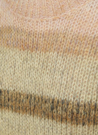  - ACNE STUDIOS - Striped Mohair Blend Crewneck Sweater