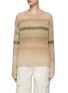 Main View - Click To Enlarge - ACNE STUDIOS - Striped Mohair Blend Crewneck Sweater