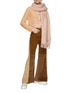 Figure View - Click To Enlarge - ACNE STUDIOS - Contrasting Trim Mohair Blend Fitted Cardigan