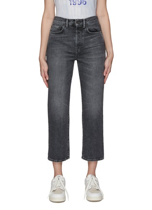 Main View - Click To Enlarge - ACNE STUDIOS - HIGH RISE CROPPED LEG JEANS