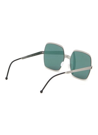 Figure View - Click To Enlarge - ROAV EYEWEAR - ‘Marilyn' Foldable Metal Oversized Square Sunglasses