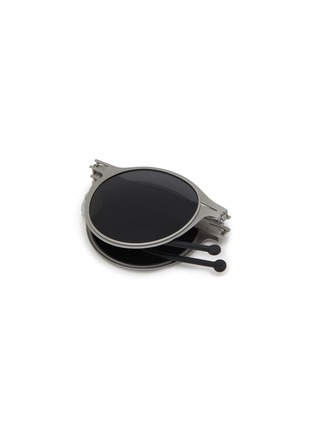 Detail View - Click To Enlarge - ROAV EYEWEAR - ‘Balto' Foldable Metal Round Sunglasses