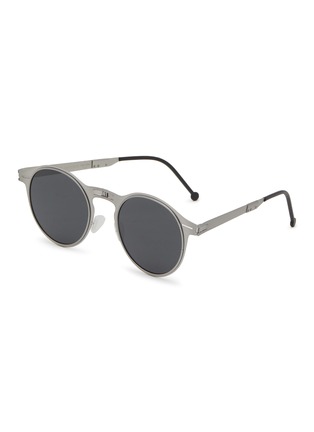 Main View - Click To Enlarge - ROAV EYEWEAR - ‘Balto' Foldable Metal Round Sunglasses
