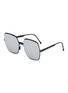 Main View - Click To Enlarge - ROAV EYEWEAR - ‘Marilyn' Foldable Metal Oversized Square Sunglasses