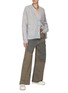 Figure View - Click To Enlarge - ACNE STUDIOS - PATCHWORK STRAIGHT WIDE LEG JEANS