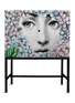 Main View - Click To Enlarge - FORNASETTI - ORTENSIA BLACK IRON BASE RAISED CABINET