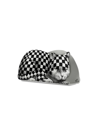  - FORNASETTI - HIGH FIDELITY MAGAZINE RACK — BLACK/WHITE