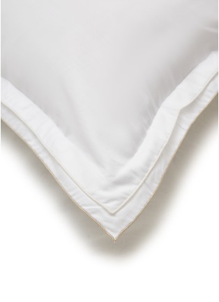 Detail View - Click To Enlarge - BAEA - ‘Merrow’ Organic Cotton Sateen Pillowcases — Sand