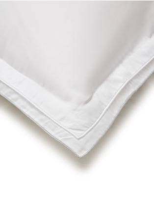 Detail View - Click To Enlarge - BAEA - ‘Merrow’ Organic Cotton Sateen Pillowcases — Pebble