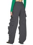 Back View - Click To Enlarge - THE ATTICO - FLAP POCKET DETAIL CARGO WOOL PANTS