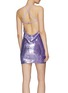 Back View - Click To Enlarge - THE ATTICO - HALTER STRAP SEQUIN TOP
