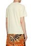 Back View - Click To Enlarge - JW ANDERSON - SWAN ARTWORK EMBROIDERED JWA LOGO APPLIQUÉ COTTON JERSEY T-SHIRT