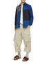 Figure View - Click To Enlarge - JW ANDERSON - CURVED PATCHWORK COLOUR BLOCK BUTTON UP SHIRT