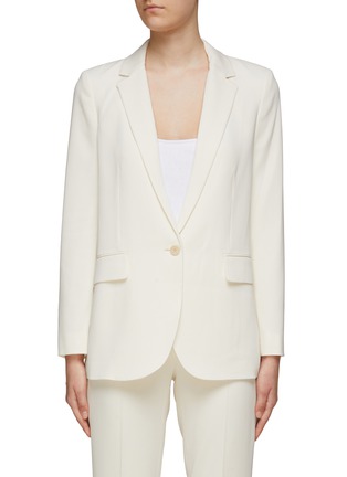 Main View - Click To Enlarge - THEORY - Pleated Single Breasted Blazer
