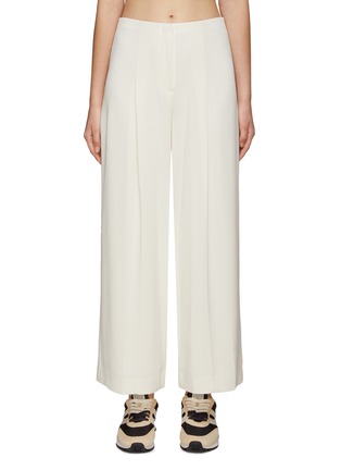 Main View - Click To Enlarge - THEORY - Pleated Wide Leg Cropped Pants