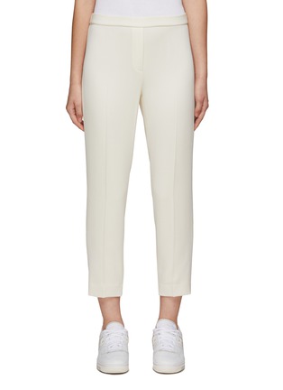 Main View - Click To Enlarge - THEORY - Pleated Slim Cropped Pants