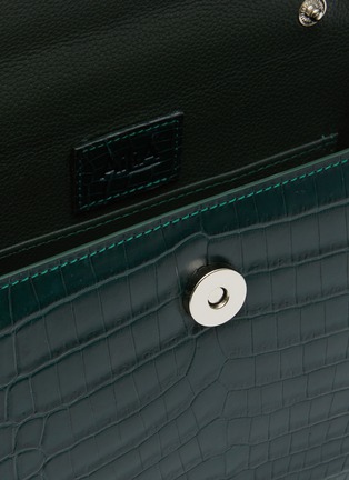 Detail View - Click To Enlarge - AILIA - Nile crocodile leather crossbody bag