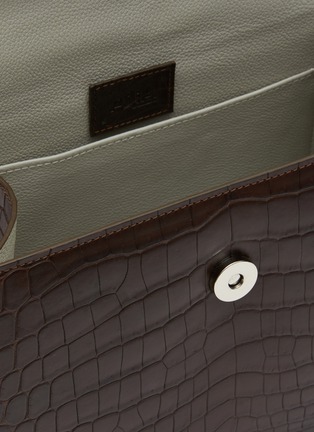 Detail View - Click To Enlarge - AILIA - Nile crocodile leather top handle bag