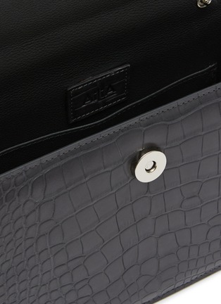Detail View - Click To Enlarge - AILIA - Alligator leather crossbody bag