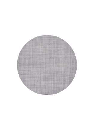 Main View - Click To Enlarge - CHILEWICH - BASKETWEAVE MINI ROUND PLACEMAT — MIST