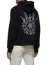 Back View - Click To Enlarge - AMIRI - CRYSTAL STICK POKE LOGO PULL OVER HOODIE