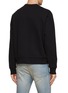 Back View - Click To Enlarge - AMIRI - FLOWER EMBROIDERED CHEST LOGO CREWNECK SWEATSHIRT