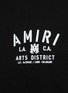 AMIRI - STENCIL ART DISTRACT LOGO CREWNECK T-SHIRT