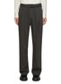 LEMAIRE - Belted Pleated Cotton Blend Loose Fit Pants