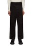Main View - Click To Enlarge - LEMAIRE - BELTED WAIST BUTTON HEM COTTON CANVAS MILITARY PANTS