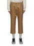 Main View - Click To Enlarge - KOLOR - Pleated Cotton Cropped Tappered Pants