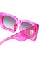 LINDA FARROW - ‘Nieve’ Thick Acetate Frame Rectangular Sunglasses
