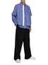 Figure View - Click To Enlarge - SACAI - Double-Layered Cotton Shirt