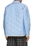 SACAI - QUILTED CONSTRAST PIPING COTTON BLEND SHIRT