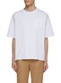 Main View - Click To Enlarge - SACAI - Flower Embroidery Crewneck Pocket T-Shirt