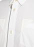  - SACAI - Nylon Underarm Panel Cotton Blend Button Up Shirt