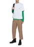Figure View - Click To Enlarge - WOOYOUNGMI - Single Pleat Rolled-Up Straight Leg Pants