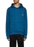 Main View - Click To Enlarge - WOOYOUNGMI - Logo Embroidery Cotton Drawstring Hoodie