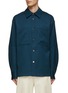 Main View - Click To Enlarge - WOOYOUNGMI - Double Chest Pocket Wool Oversized Shirt