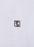  - WOOYOUNGMI - Metallic Square Logo Adjustable Elastic Hem Cotton Crewneck T-Shirt
