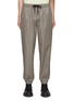 Main View - Click To Enlarge - WOOYOUNGMI - Elasticated Cuff Nylon Drawstring Pants