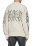 Back View - Click To Enlarge - TOGA VIRILIS - JACQUARD KNIT PULLOVER SWEATER
