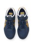 Figure View - Click To Enlarge - ONITSUKA TIGER - ‘Serrano’ Velcro Strap Elastic Lace Low Top Kids Sneakers