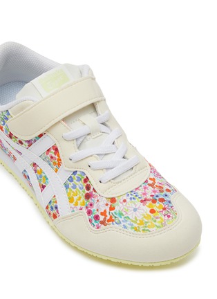 Detail View - Click To Enlarge - ONITSUKA TIGER - ‘SERRANO' LIBERTY FLORAL PRINT VELCRO ELASTIC LACE KIDS SNEAKERS