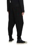 THE VIRIDI-ANNE - BELTED WOOL COTTON BLEND DROP CROTCH SWEATPANTS