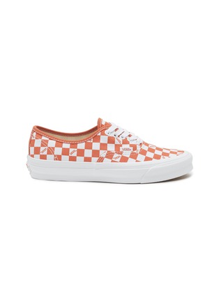 Main View - Click To Enlarge - VANS - ‘OG Authentic LX’ Chequered Canvas Low Top Sneakers