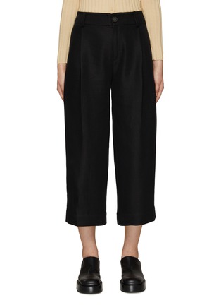 Main View - Click To Enlarge - VINCE - CROPPED CASUAL WIDE LEG PANTS