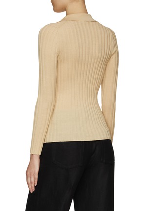 Back View - Click To Enlarge - VINCE - RIBBED BUTTON TOP