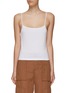 Main View - Click To Enlarge - VINCE - Spaghetti Strap Cotton Tank Top