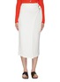 Main View - Click To Enlarge - VINCE - Cotton Blend Wrap Midi Skirt