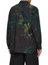 Back View - Click To Enlarge - DRIES VAN NOTEN - WATERCOLOUR PRINTED COTTON VOILE LOOSE FIT SHIRT